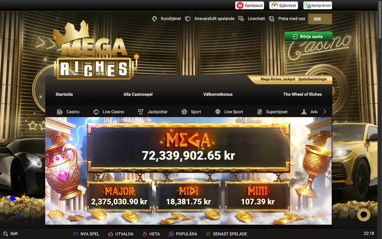 Mega Riches Jackpot