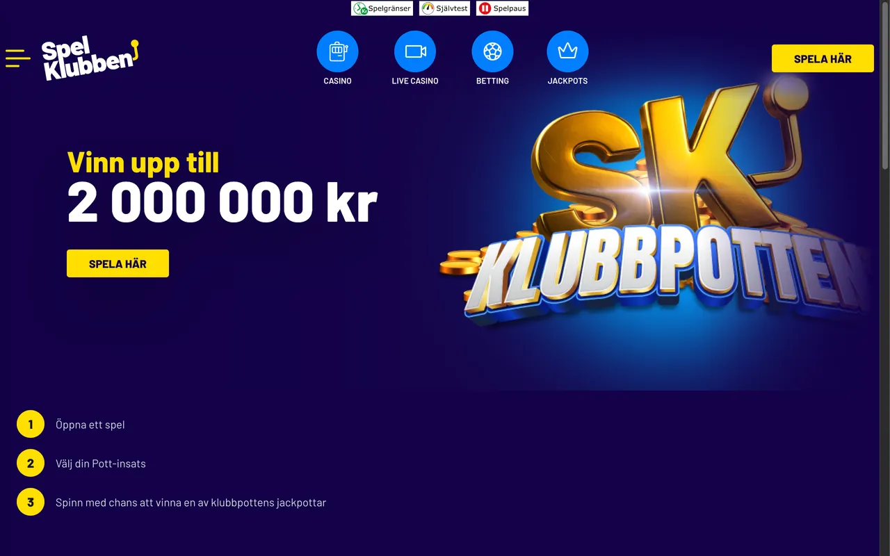 Klubbpotten hos Spelklubben